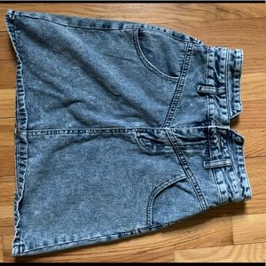 jean skirt:)